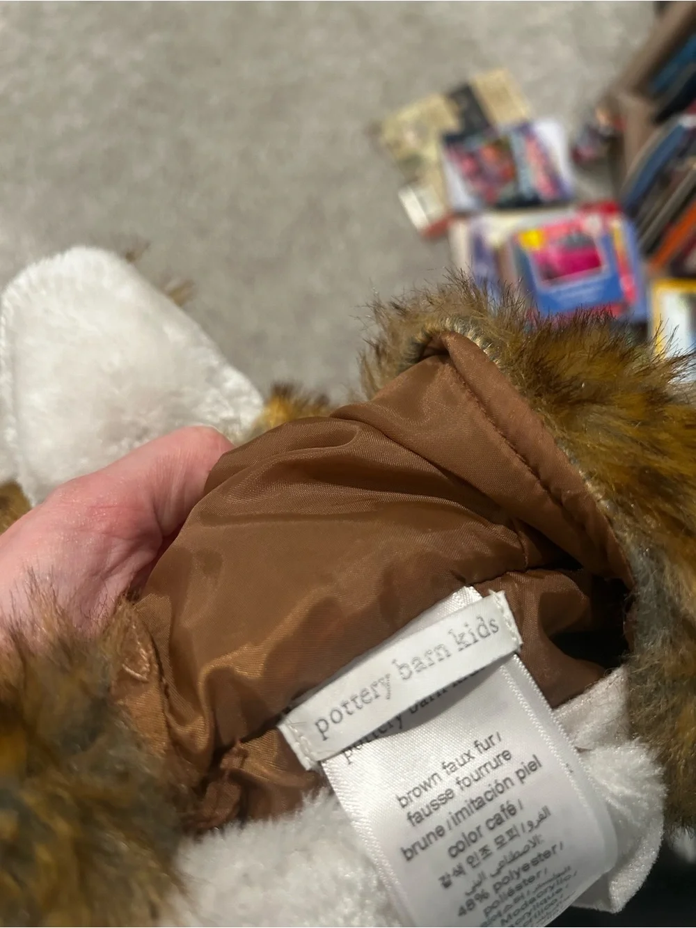 Pottery Barn Kids Baby Big Bad Wolf Faux Fur Exclusive Halloween Costume